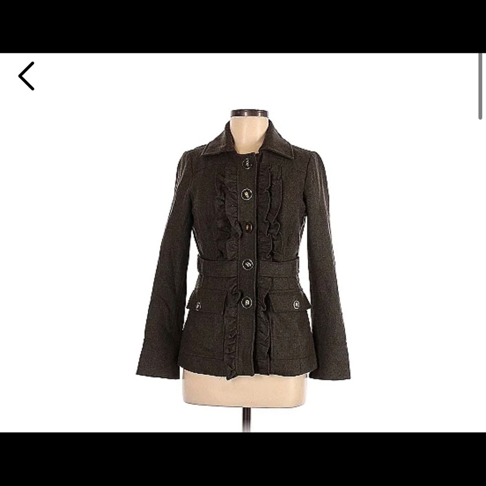 Tabitha wool green jacket